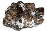 Spectacular Fluorescent Zircon Crystals in Biotite Schist - Norway #363882-3